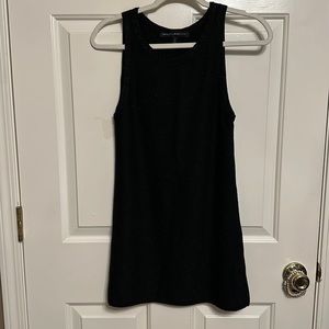 White House Black Market-Sleeveless Crewneck Sweater- Black Tank Top size Small